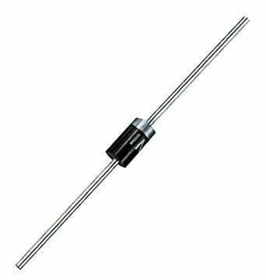 A close-up of a 4007 diode.