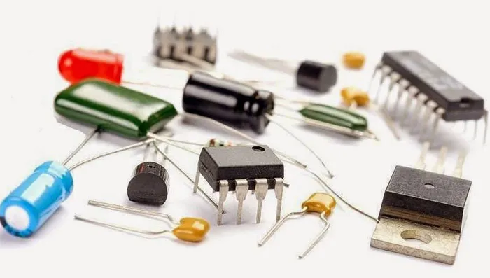 A photo of a store or warehouse that supplies electronic components.