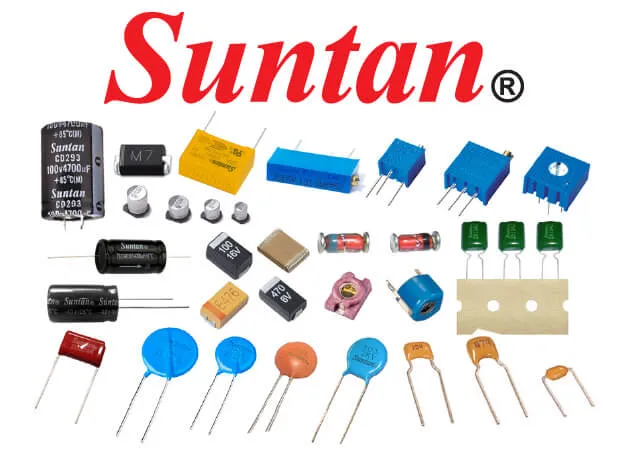 Several capacitors from different brands.