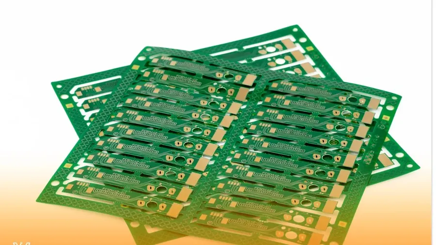 Various types of printed circuit boards laid out.