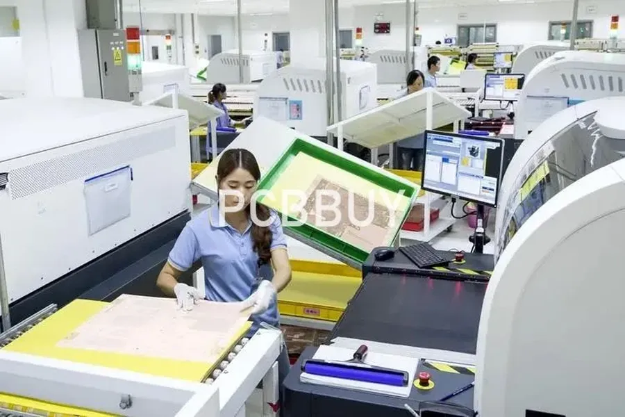 A PCB factory located in Asia, showcasing regional manufacturing.