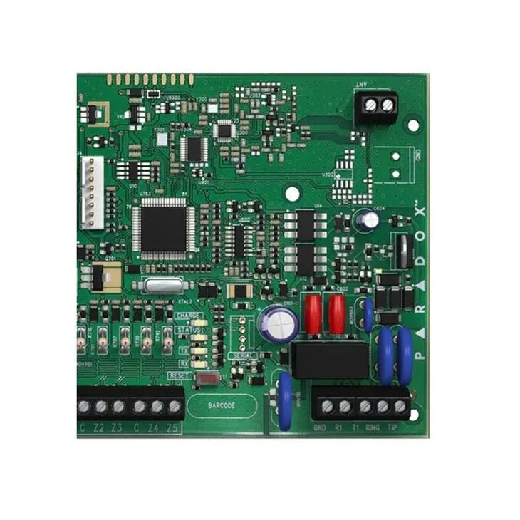 A flexible inverter PCB bent to demonstrate its flexibility.