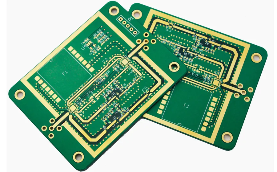 A selection of various custom PCBs with different shapes and sizes.