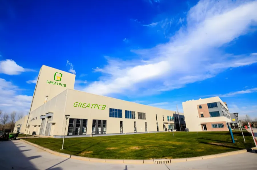 Exterior view of a PCB factory.