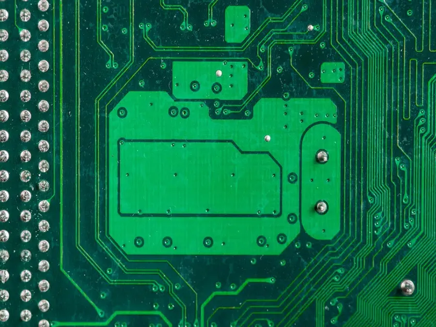 A stack of manufactured PCBs in a North American facility.