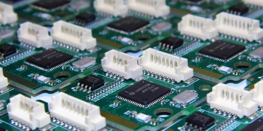 A large batch of printed circuit boards ready for shipment.