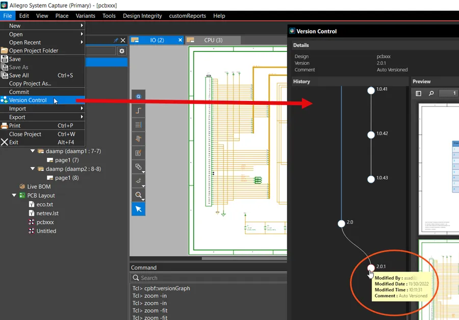 A collage of different Cadence Allegro software versions, showing the user interfaces.