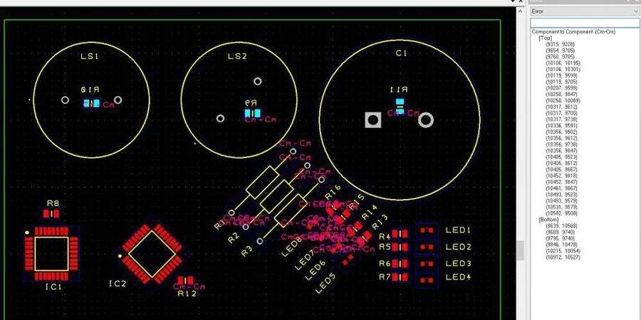 A display of different modules within the CADSTAR software, showing various functionalities.