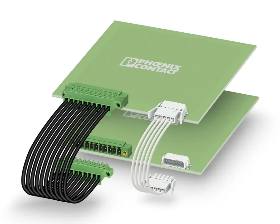 A variety of custom-designed PCB connectors.