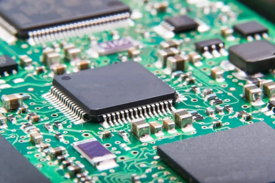 A large factory building producing PCBs.