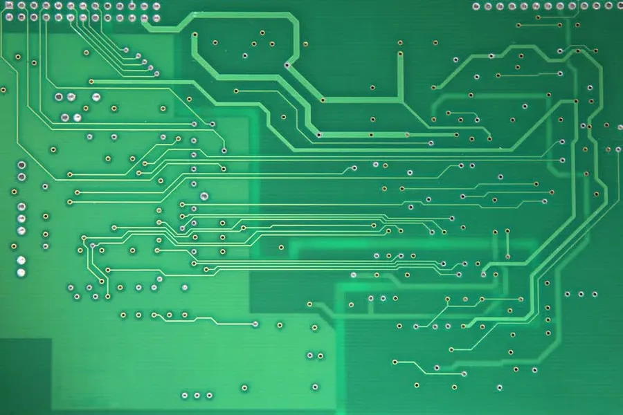 Unpopulated PCBs, showing the raw board before component assembly.