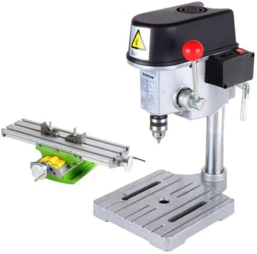 A PCB drilling machine in operation.