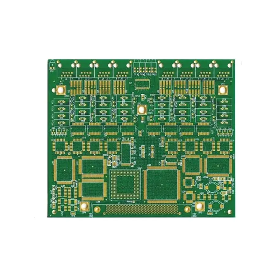 A high-quality, finished printed circuit board.