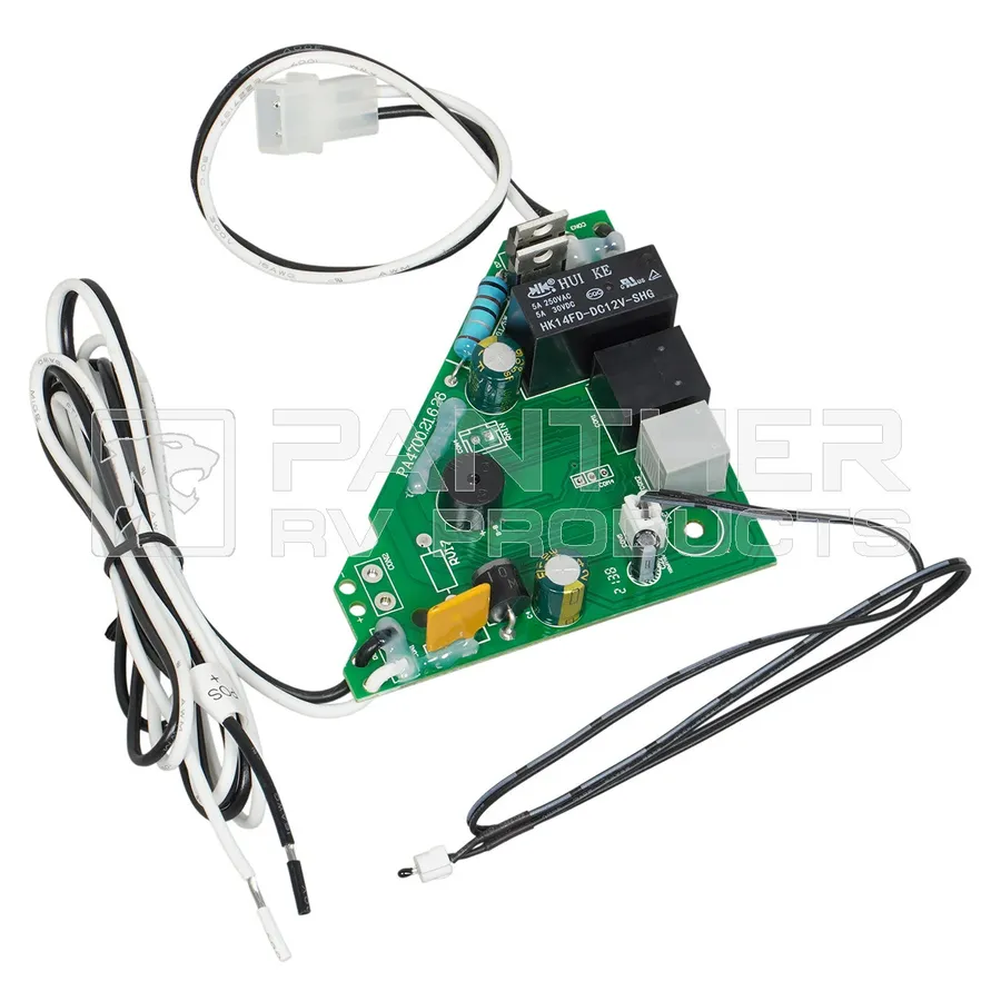 A close-up of an OEM circuit board.