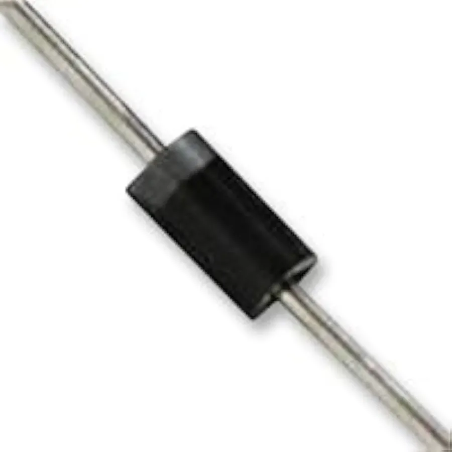 A close-up of a 1N4007 diode.