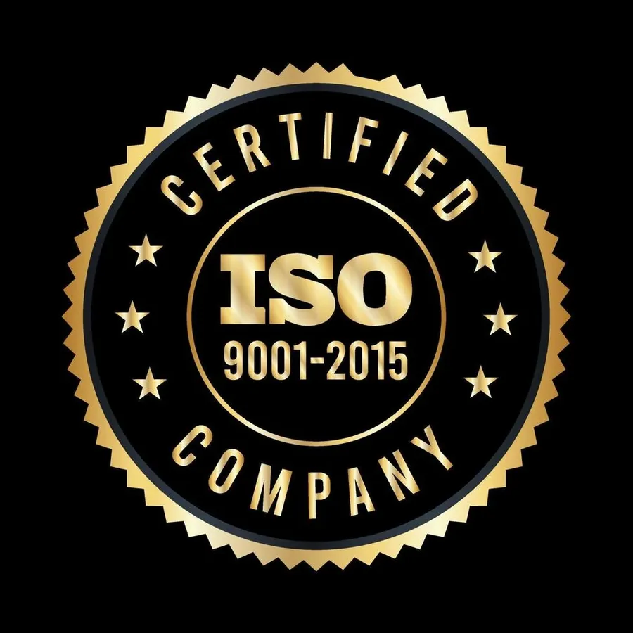 Various industry certification logos.