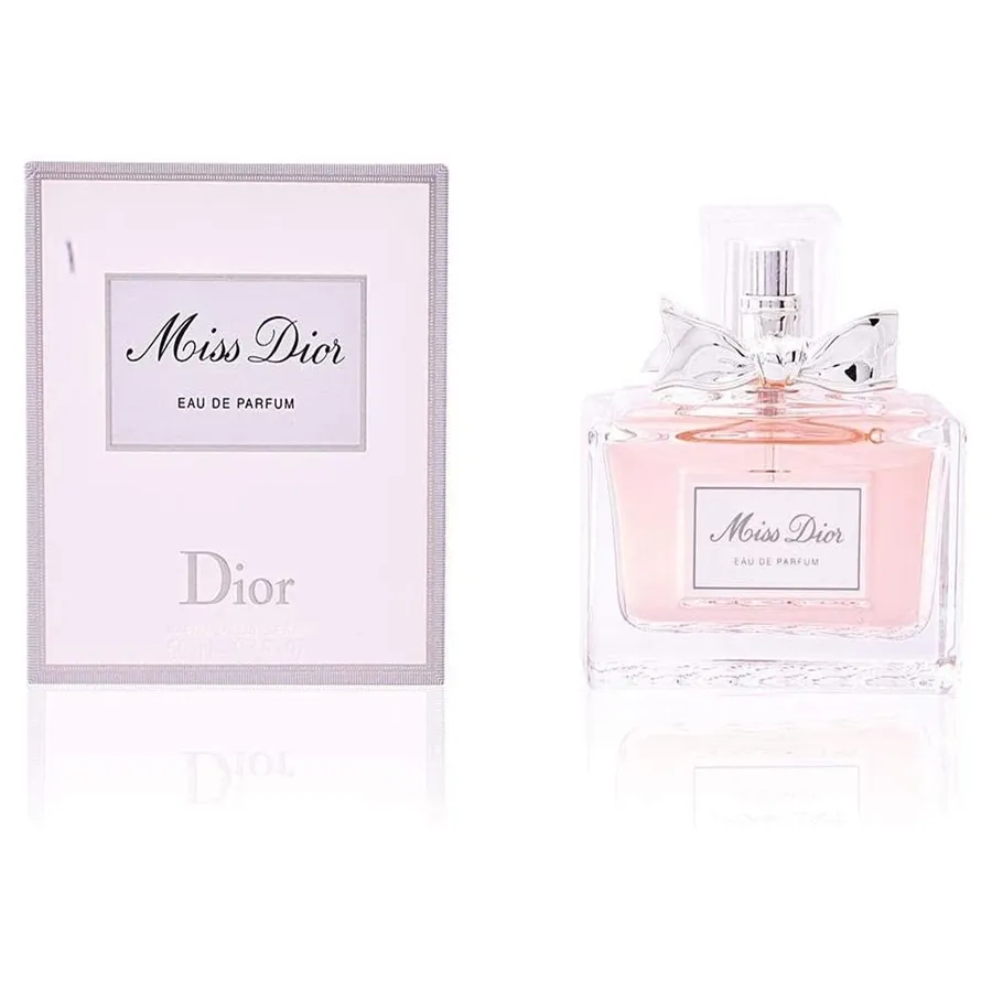 The packaging box of a Miss Dior perfume.