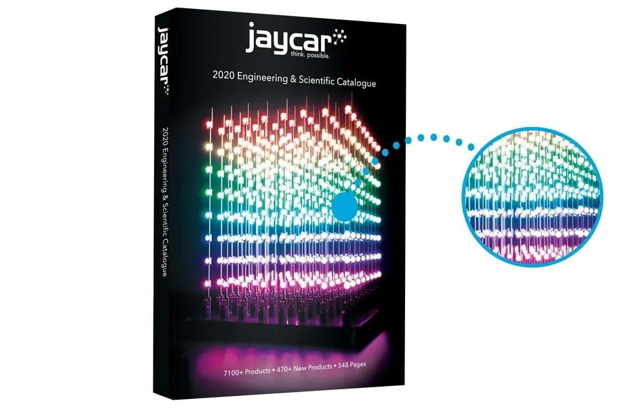 A display of newly released electronic products at a Jaycar store.