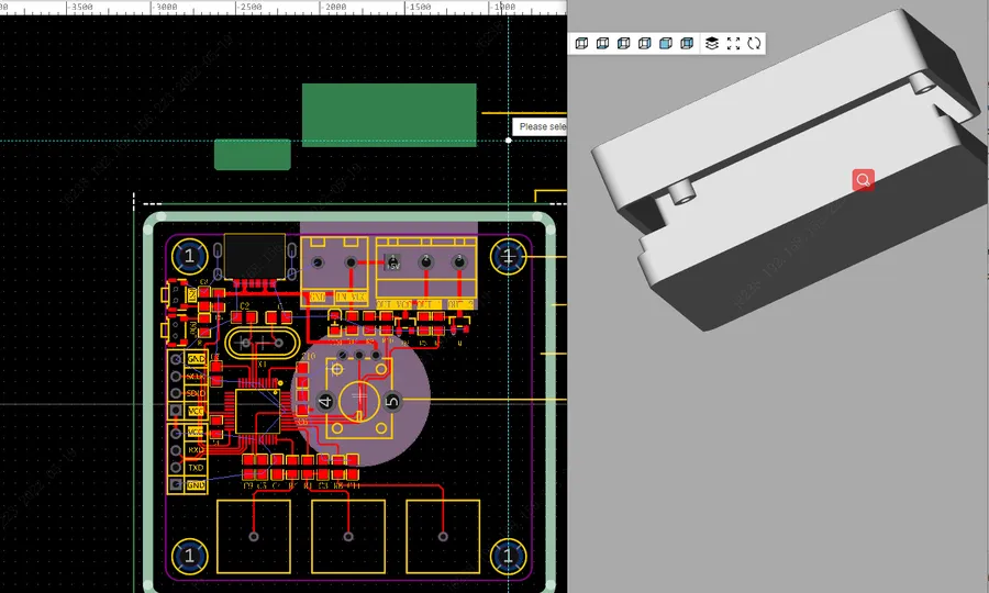 The interface of the EasyEDA pro version.