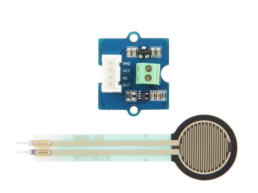 A variety of round force sensing resistors
