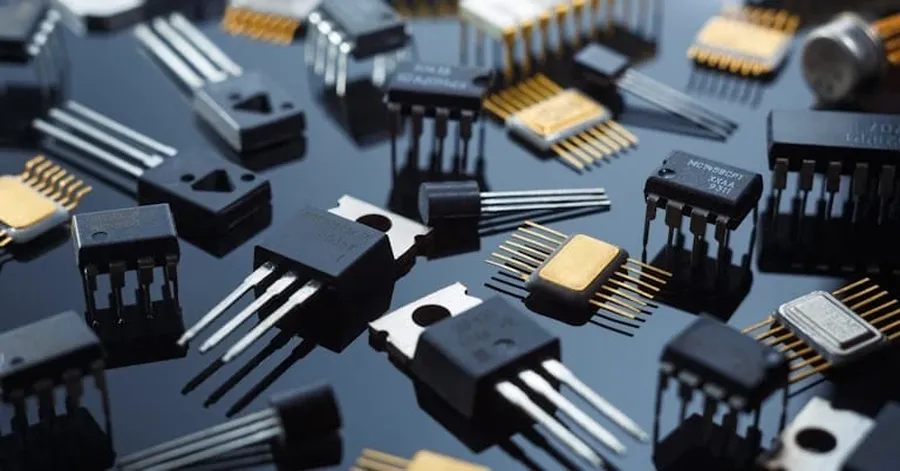 Image showcasing advanced and emerging electronic components.
