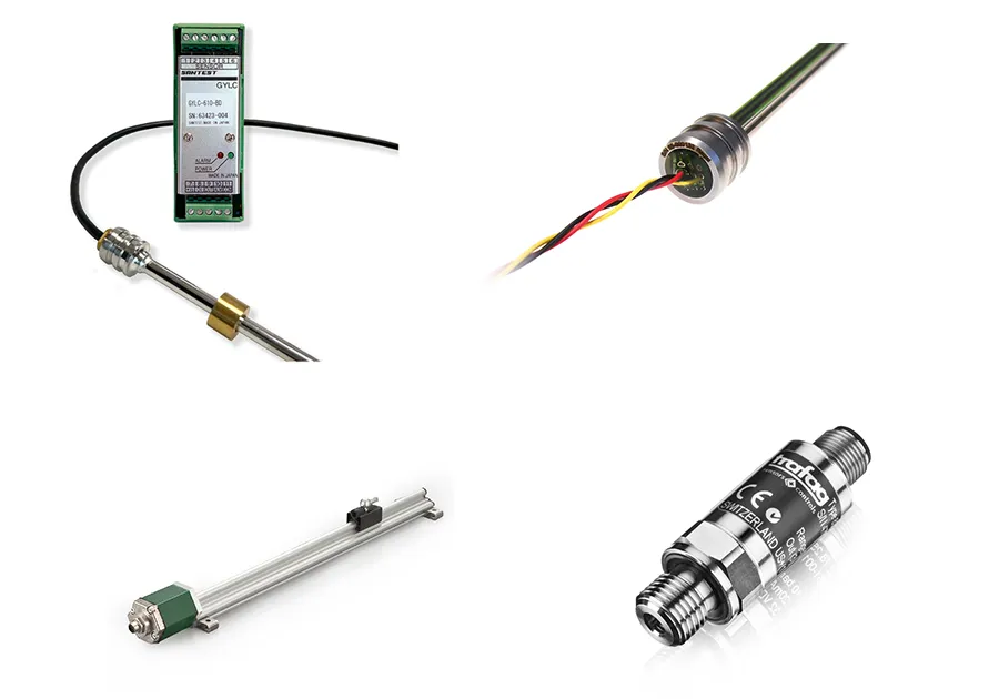 An array of various sensors and transducers.