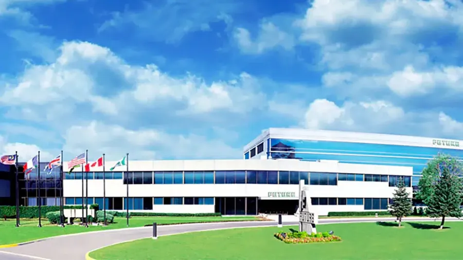 An exterior view of a large building housing a global electronic component distributor.