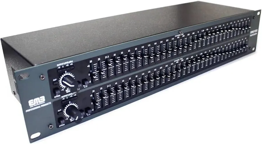 An audio equalizer used for filtering audio frequencies.