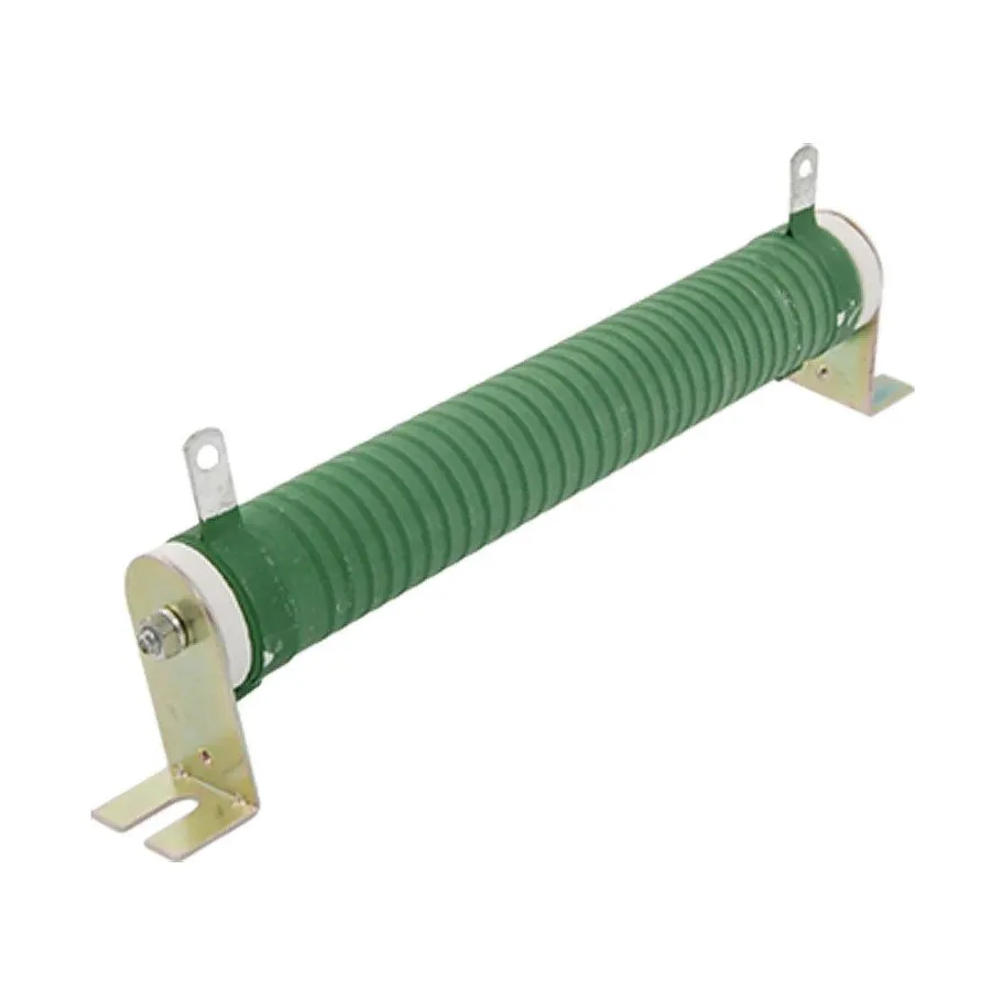 A large, high-power wire wound resistor.
