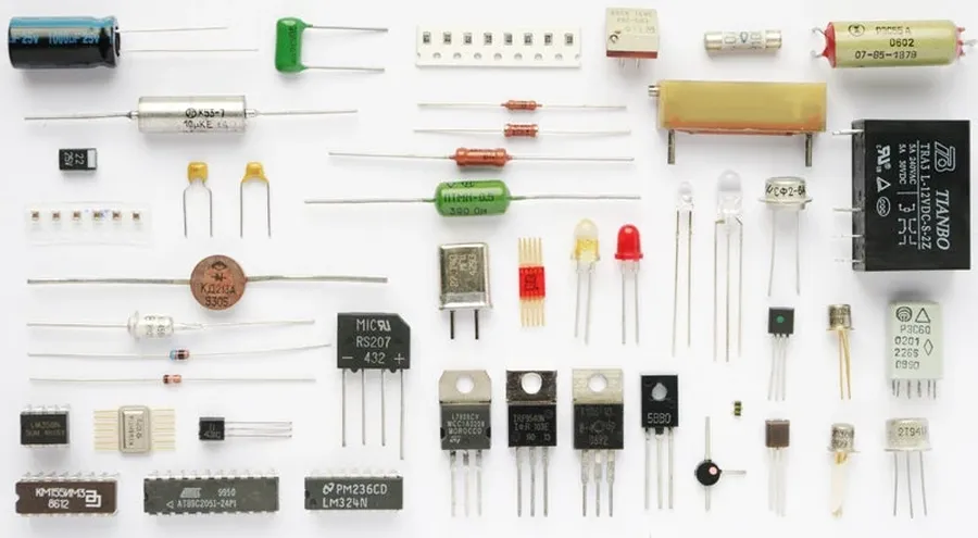 A screenshot of an online website showcasing various electronic components for sale.