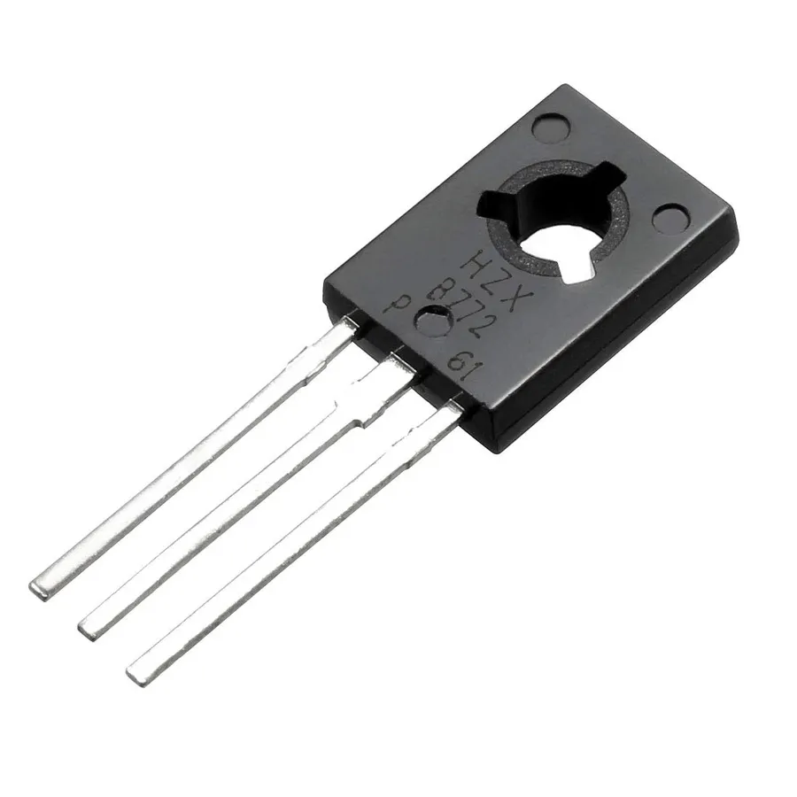Image showing the pins of a bipolar transistor.