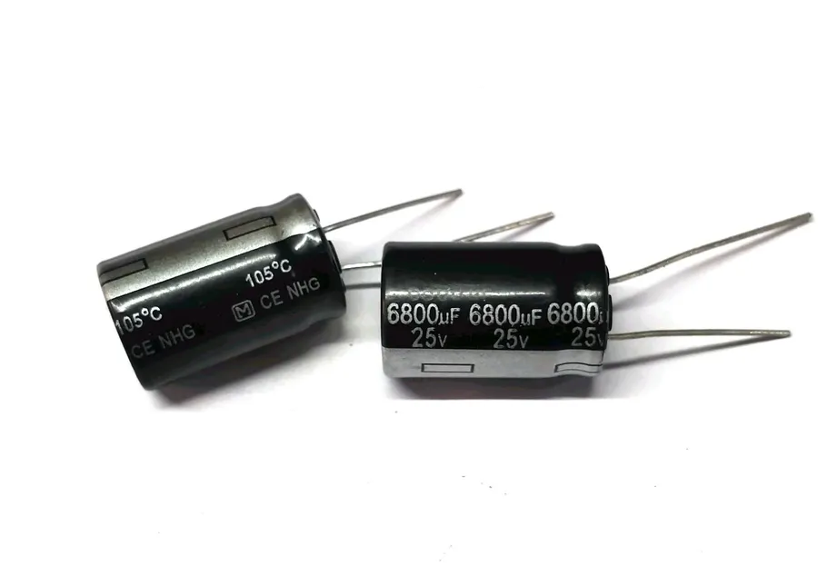 Capacitors used in an inverter system.
