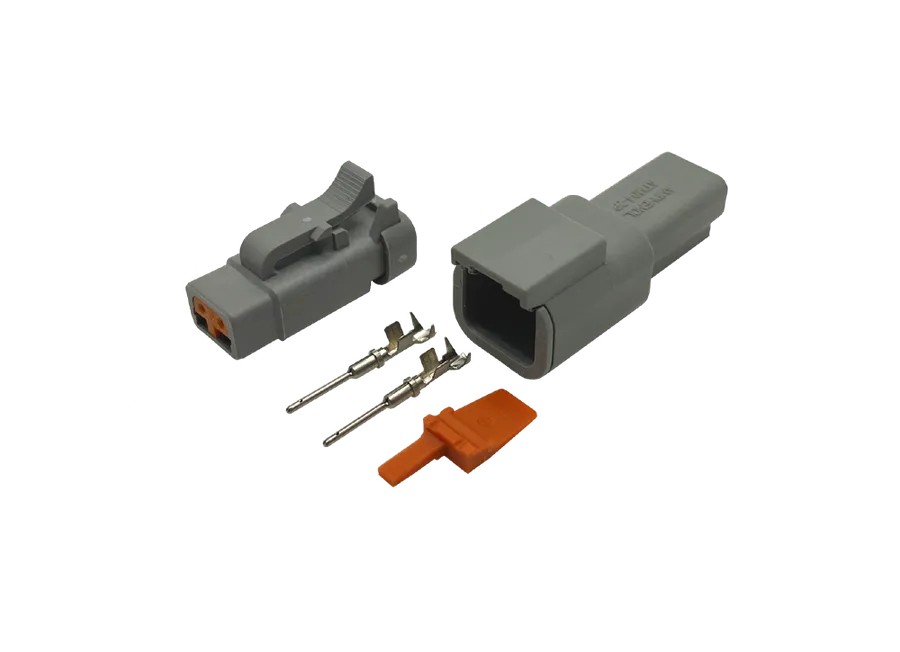 A CAN bus with two terminating resistors.