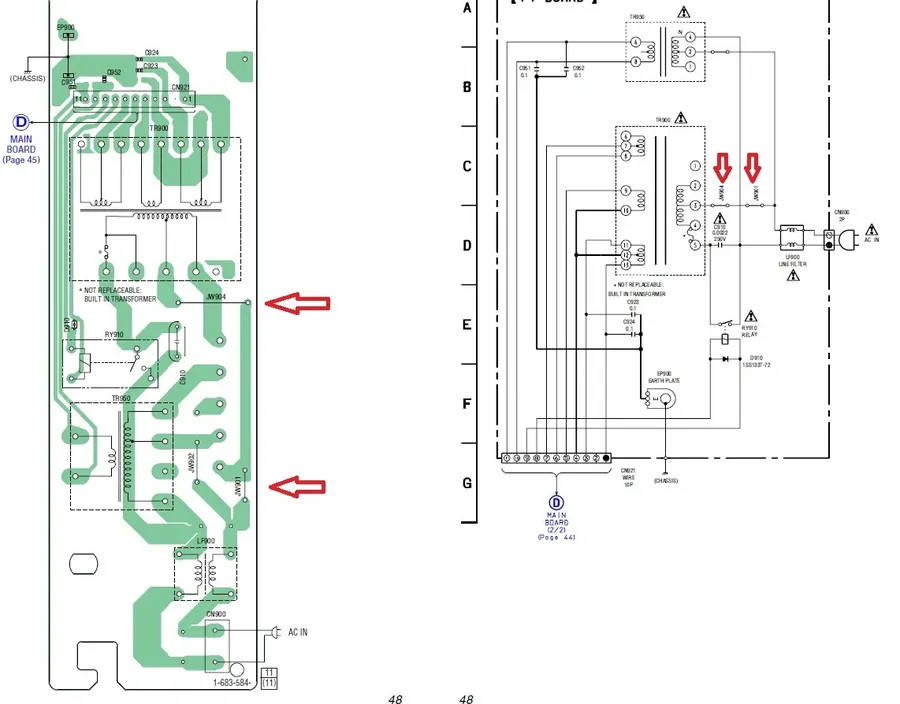 A power supply circuit with a fusible resistor.