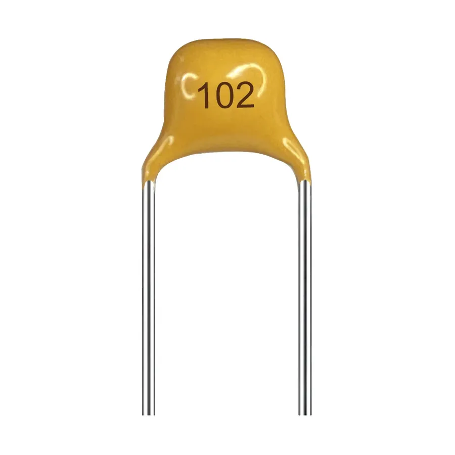 Various types of non-polarized capacitors including ceramic and film capacitors.