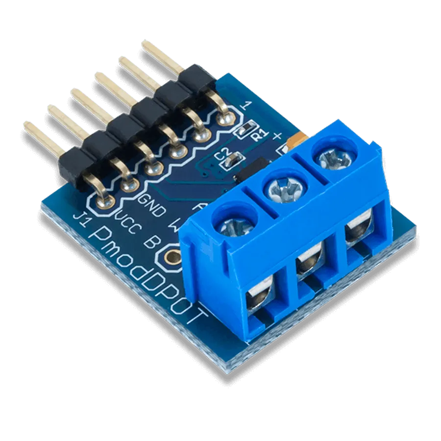 Various package types of digital potentiometers.