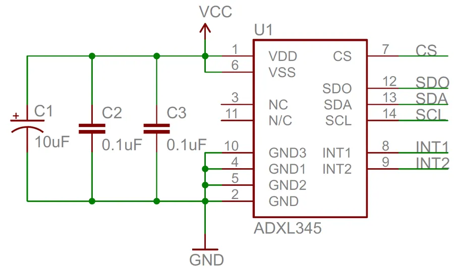 A circuit board of a phone, highlighting a capacitor as a component.