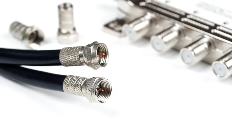 Different types of RF connectors.