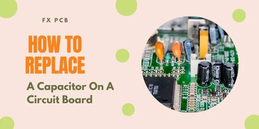 A circuit board with Nichicon capacitors installed.