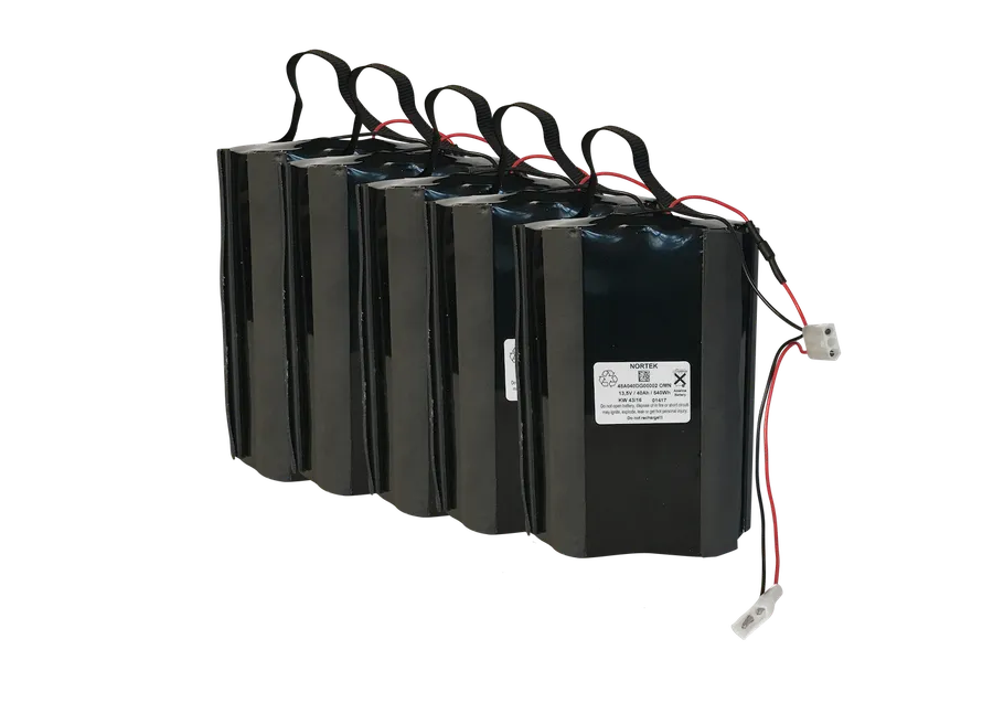 A collection of various batteries including AA and lithium.
