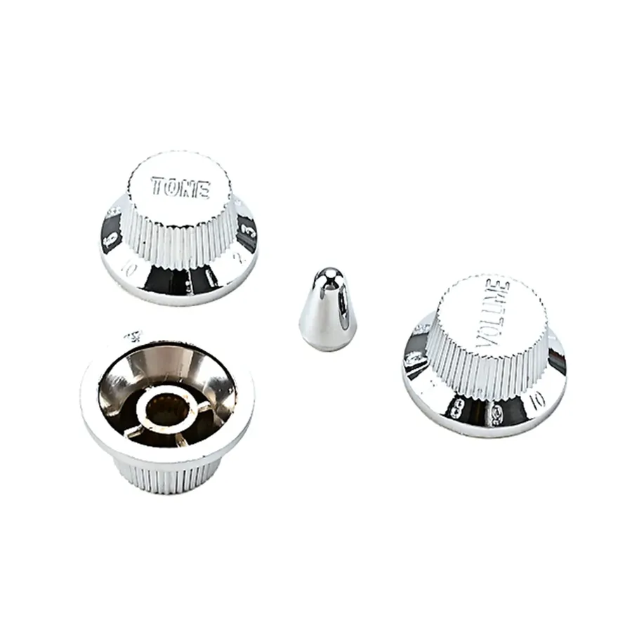 Guitar volume and tone knobs using potentiometers
