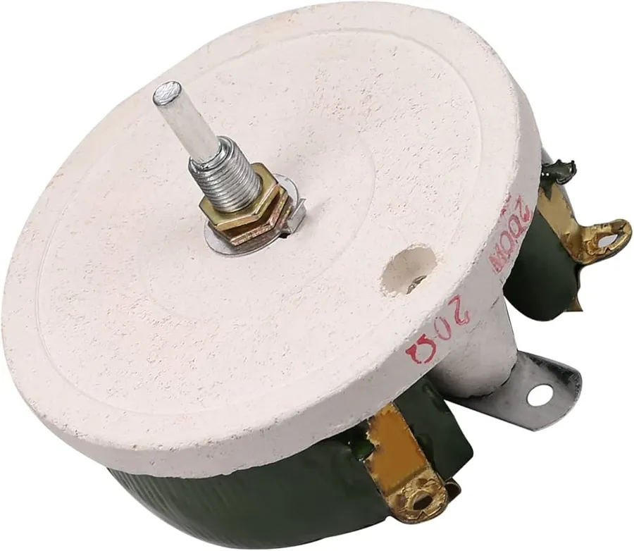 A potentiometer used in a piece of industrial equipment
