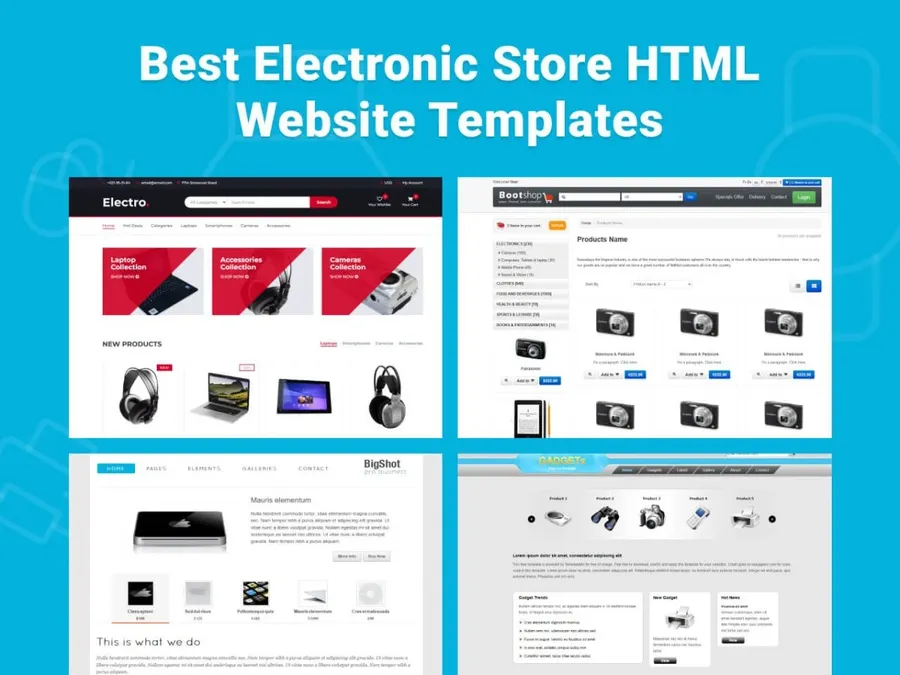 Screenshot of an online store selling electronic parts.