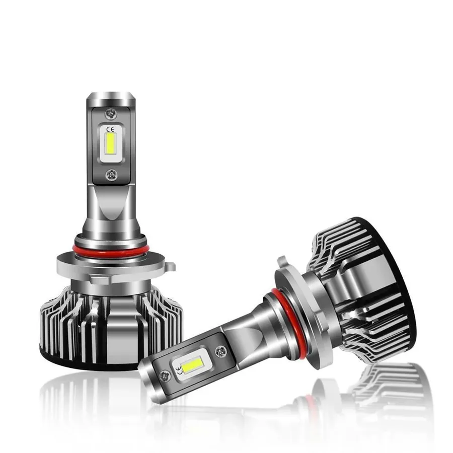 A car with its LED turn signal light on.