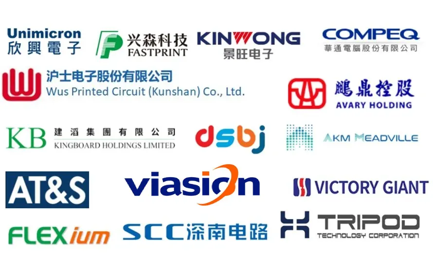 Side-by-side comparison of assembled PCBs from different manufacturers.