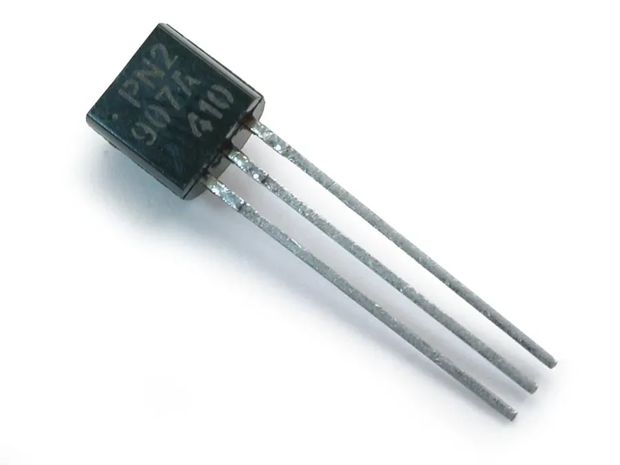 A diagram showcasing the structure of an PNP transistor.