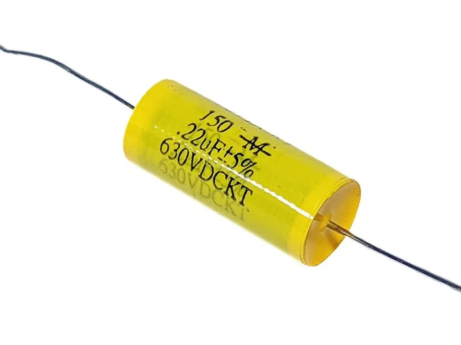 Various types of Mallory capacitors, including different sizes and shapes.