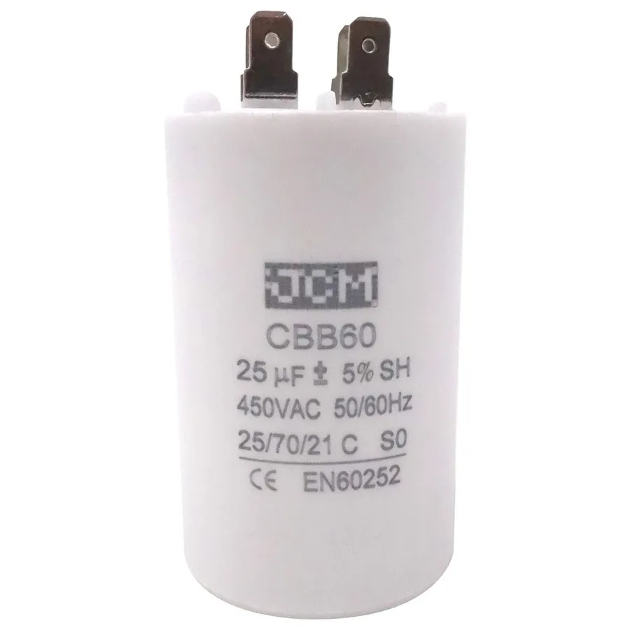 A collection of ceramic capacitors, including a 25uf.