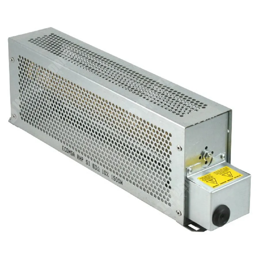 A crane using dynamic brake resistors.