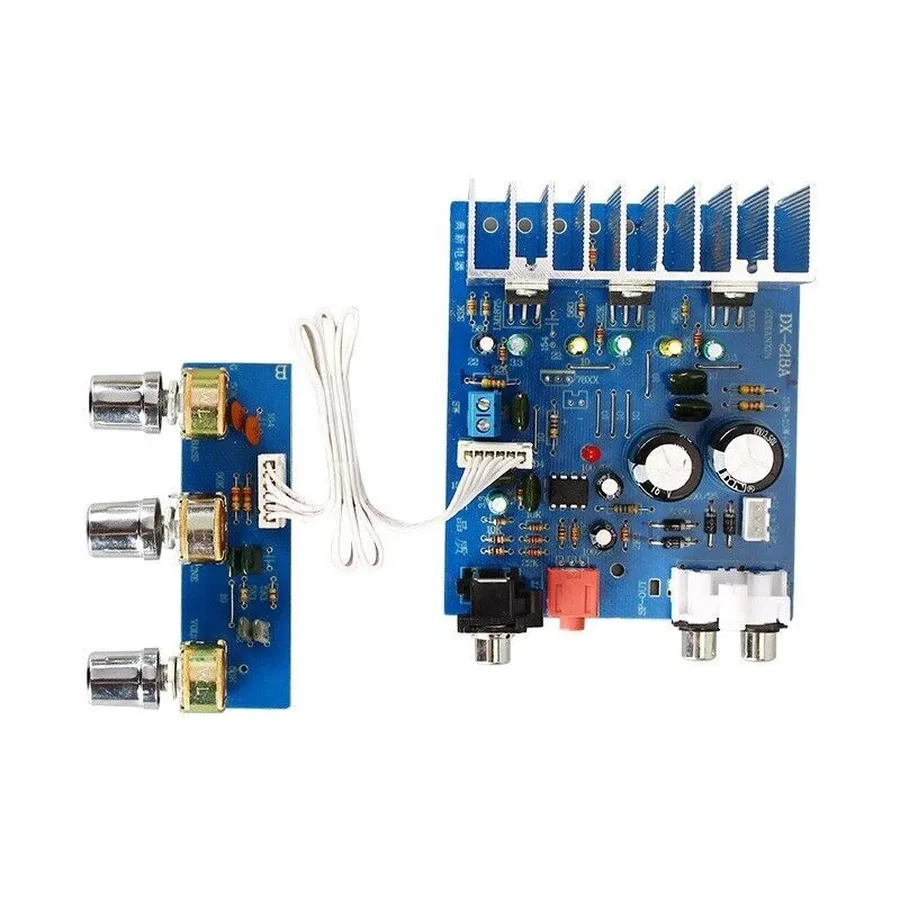A TDA2030 circuit configured as a subwoofer amplifier.